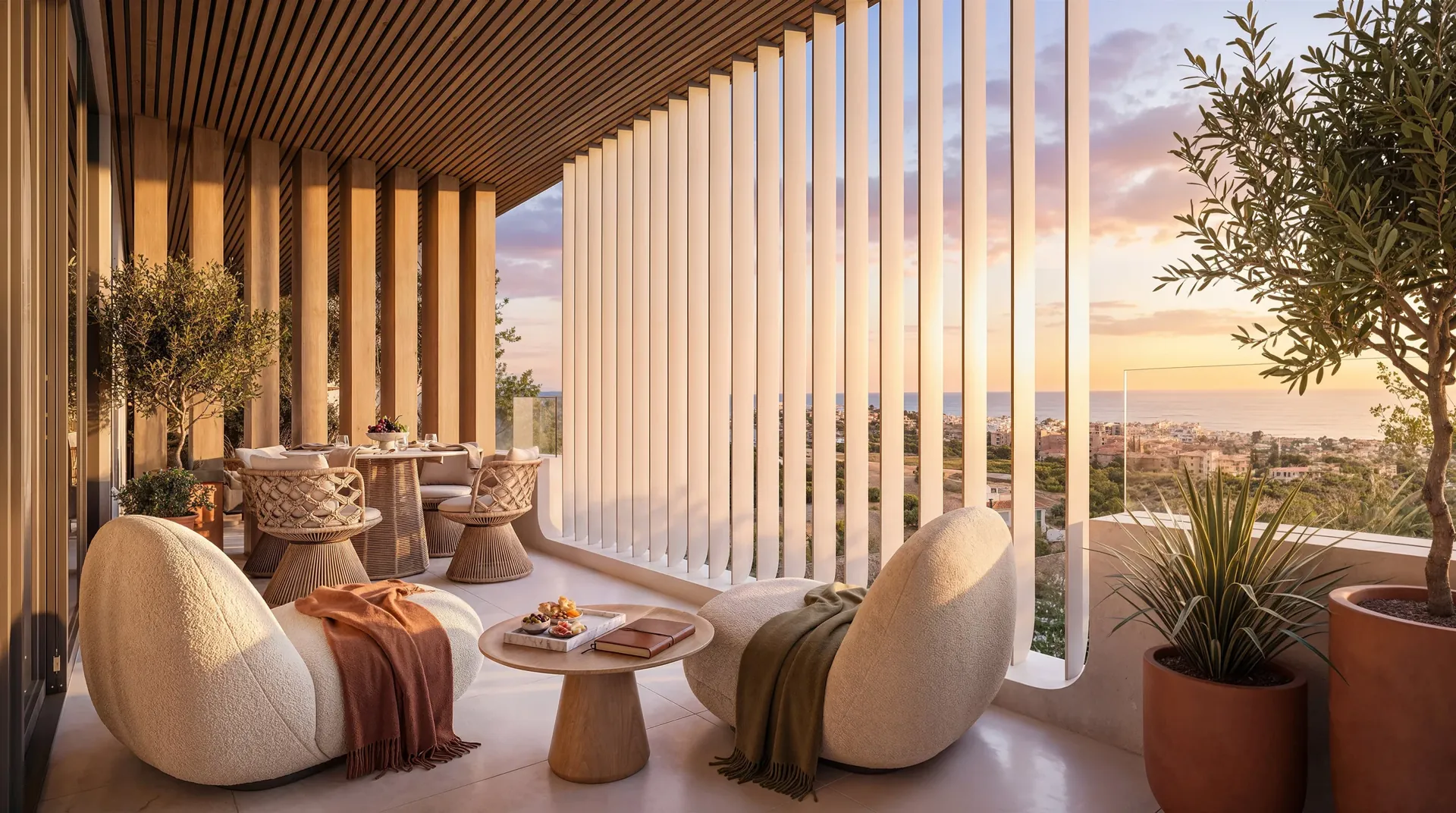 Private balcony